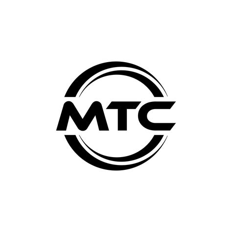 MTC letter logo design in illustration. Vector logo, calligraphy designs for logo, Poster ...