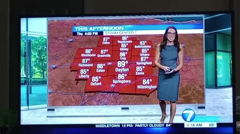 Britley Ritz weather update for Dayton, Ohio whio t.v. - YouTube