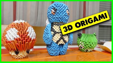 TUTORIAL 3D ORIGAMI | Haz tus propias figuritas de papel😍😍 - YouTube