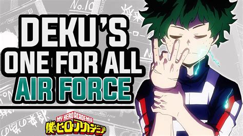 Deku's Evolution: One For All Air Force Explained - My Hero Academia ...