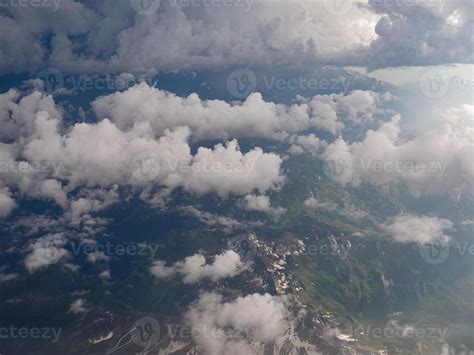 Aerial view of Alps mountains 11051757 Stock Photo at Vecteezy