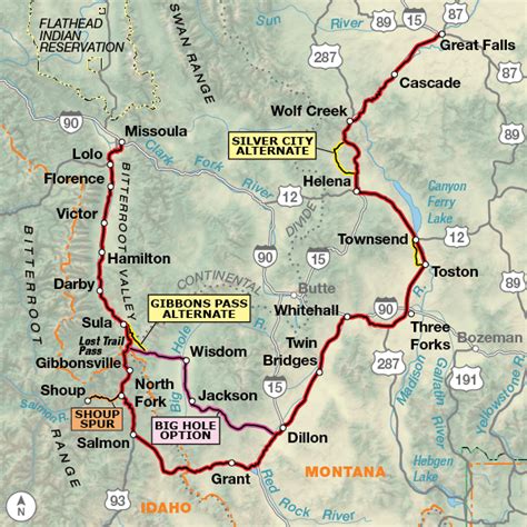 Adventure Cycling Association Lewis & Clark Section 5 - Route Maps Individual | Adventure ...