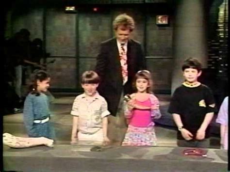 Late Night with David Letterman 10th Anniversary - Kids Segments - YouTube