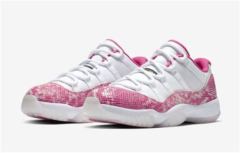 Air Jordan 11 Low Pink Snakeskin AH7860-106 Release Date - SBD