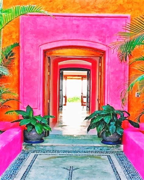 Pink Mexican Architecture NEW Paint By Numbers - Numeral Paint Kit