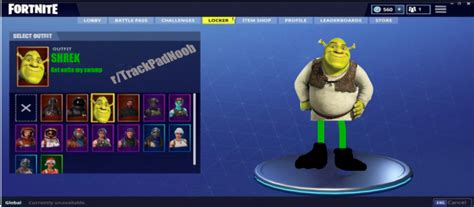 For all those times you just wanted to be Shrek... : r/FortNiteBR