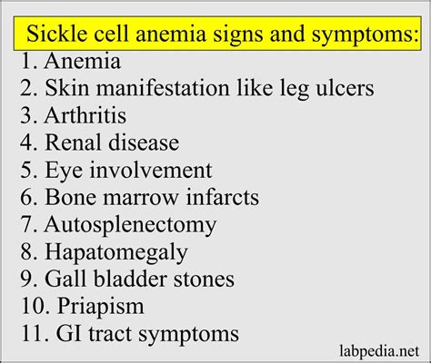 Anemia:- Part 5 A - Sickle Cell Anemia, and Sickle Cell Trait ...