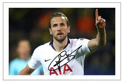 HARRY KANE TOTTENHAM HOTSPUR SIGNED PHOTO PRINT AUTOGRAPH | eBay