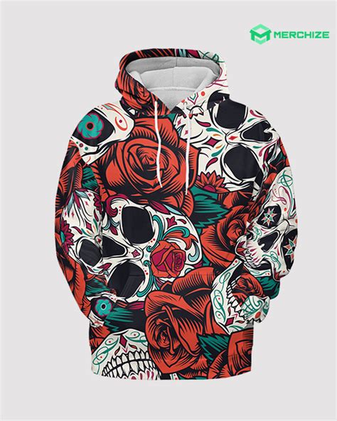 All-over Print Hoodie (Midweight) - Print On Demand | Merchize