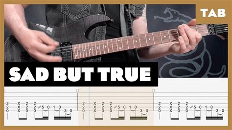 Metallica - Sad But True - Guitar Tab | Lesson | Cover | Tutorial - YouTube