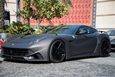 Matte Grey Novitec N-Largo Ferrari F12 in Dubai - GTspirit