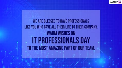 National IT Professional Day 2022 Wishes & Greetings: WhatsApp Messages ...