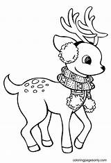 89 Free Printable Reindeer Coloring Pages sketch template