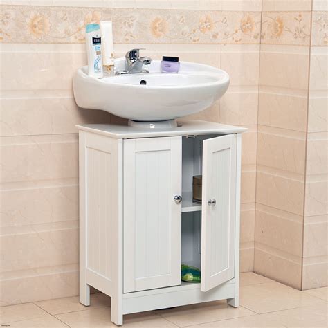 awesome New Bathroom Unit , Undersink Bathroom Cabinet Cupboard Vanity Unit Und… | Bathroom ...