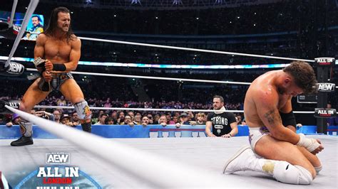 Adam Cole Breaks Silence After AEW All In At London's Wembley Stadium ...