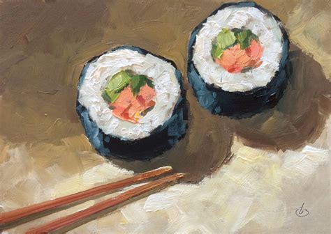 TOM BROWN FINE ART: SUSHI by TOM BROWN