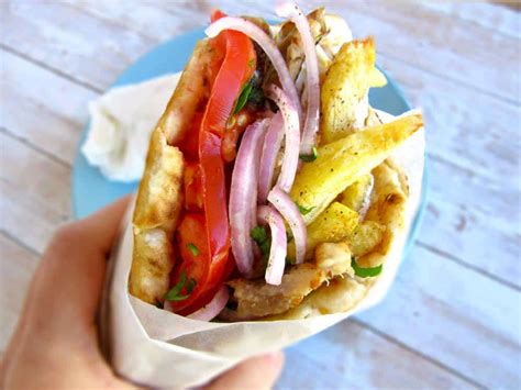 Greek Marinated Pork Gyros Recipe With Homemade Tzatziki - Real Greek ...