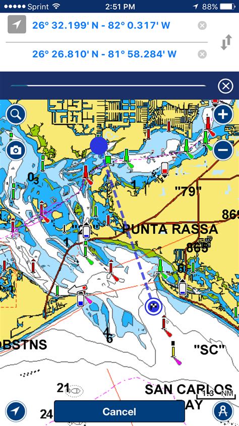 i-Marine Apps: Navionics Autorouting