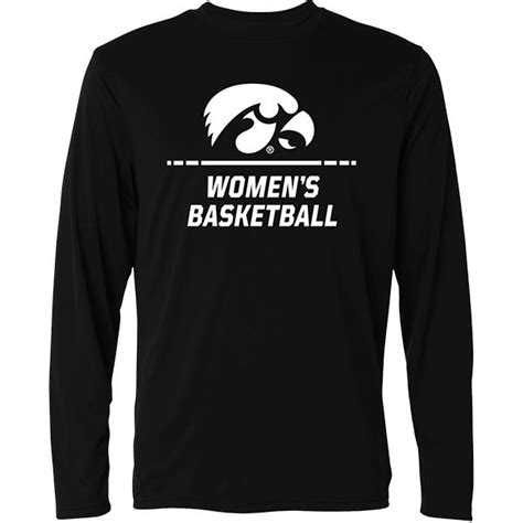 Iowa Hawkeyes Women's Basketball Black Tee