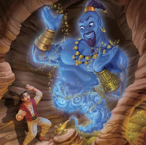 Aladdin meets Genie from the Magic Lamp in Disney's live action, Aladdin | Disney art, Disney ...