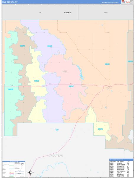 Maps of Hill County Montana - marketmaps.com