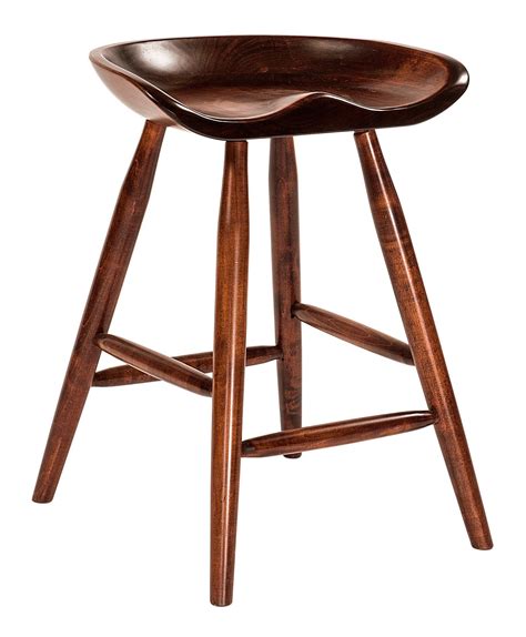 Mid Century Modern Bar Stool from DutchCrafters Amish Furniture