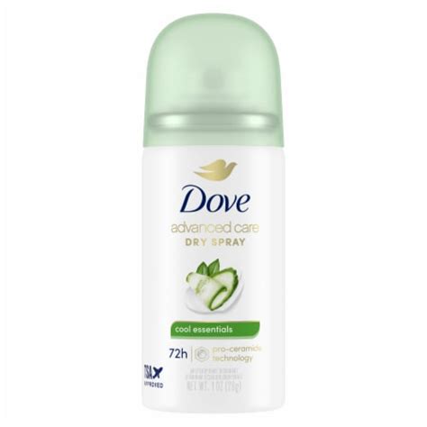 Dove Advanced Care Cool Essentials, Dry Spray Antiperspirant Deodorant, Travel Size, 1 oz - City ...