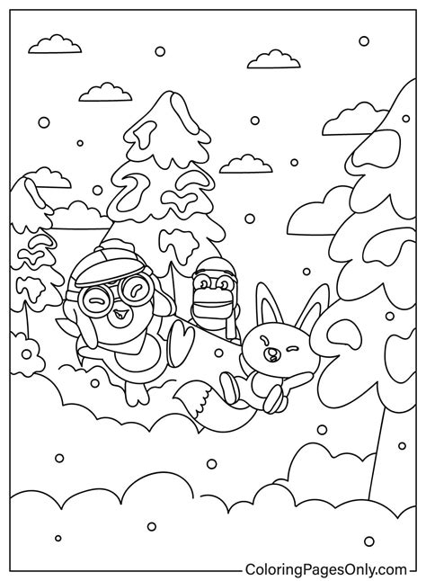 28 Pororo the Little Penguin Coloring Pages - ColoringPagesOnly.com