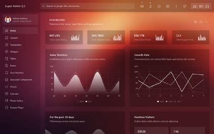 Responsive Dashboard Website Templates - WrapBootstrap