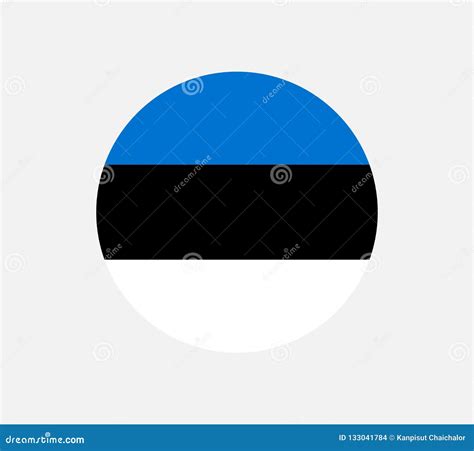 High Detailed Vector Flag of Estonia. Estonia Flag, Official Colors and ...