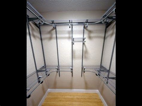 How to Organize/Install Master Closet Shelving in Small 6x6 Walk-in Closet; ClosetMaid ...