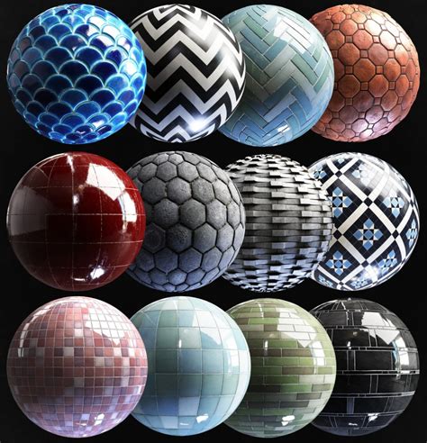 Material Pack Tiles - 01 | Texture packs, Free textures, Blender tutorial