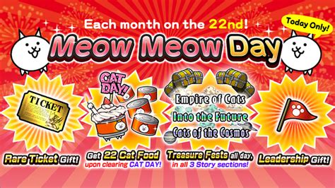 Meow Meow Day - The Battle Cats Wiki