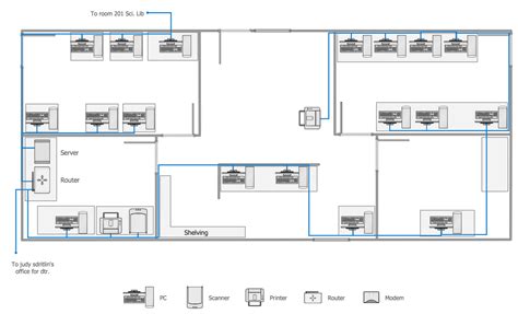 Network Layout Floor Plans Solution | ConceptDraw.com