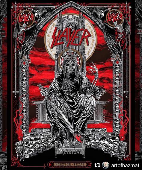 Image result for slayer poster | Heavy metal bands art, Heavy metal art, Slayer poster