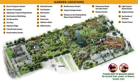 Garden Map - Mounts Botanical Garden of Palm Beach County