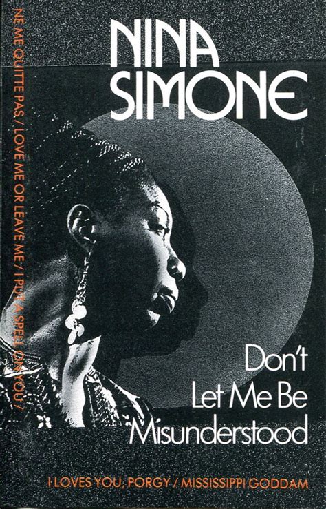 Nina Simone – Don't Let Me Be Misunderstood (1988, Cassette) - Discogs