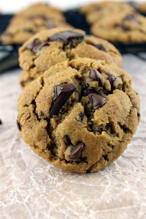 Chewy Peanut Butter Chocolate Chip Cookies - Everyday Made Fresh