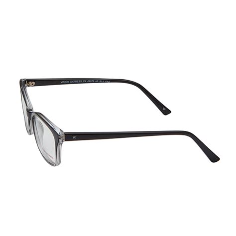 Buy Vision Express 49076 Black Almond Eyeglasses (Including Anti ...