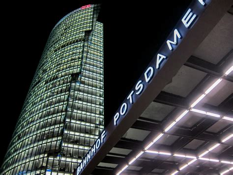 Potsdamer Platz at night, Berlin, Germany, 2022 16672412 Stock Photo at ...