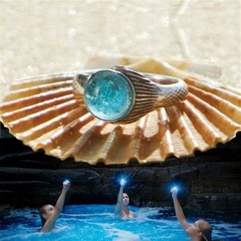 Mermaid Ring Sterling Silver, Sterling Ring, Mako Island Of Secrets, Moon Pool, Silicone Mermaid ...