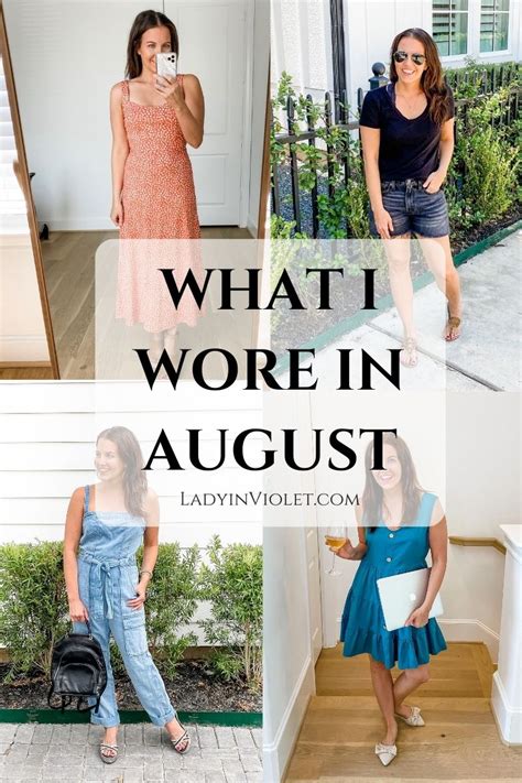 What I Wore in August - Lady in VioletLady in Violet