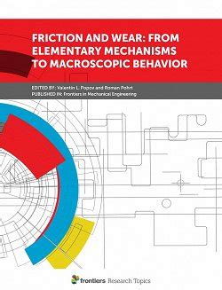 Frontiers in Mechanical Engineering: Tribology - Tribology journals ...