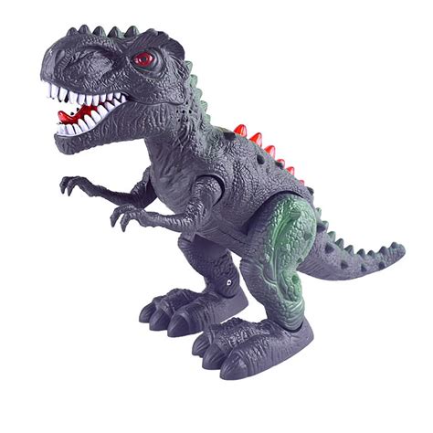 DINOSAUR ROBOT light electric model toy realistic new plastic walking sounding toys-in ...