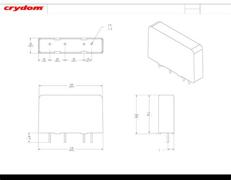 MCM Series Drawing Datasheet by Sensata-Crydom | Digi-Key Electronics