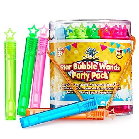 Star Bubble Wands Party Favors Pack Of 40 By Ratatoys: Fo... https://www.amazon.com/dp ...