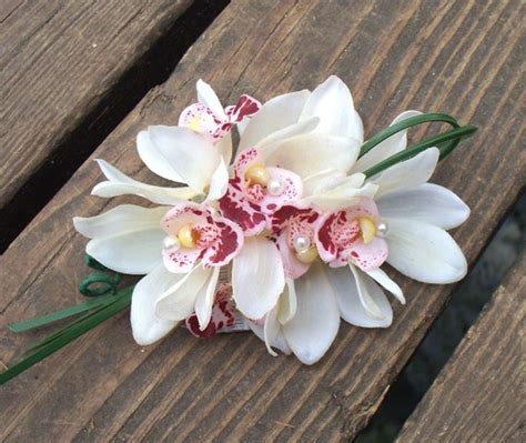 White Orchid Wrist Corsage