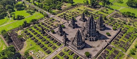 Prambanan Temple Compounds, Indonesia | 360° Aerial Panoramas, 360° Virtual Tours Around the ...