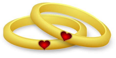 Kostenlose Vektorgrafik: Ring, Hochzeit, Herz, Liebe - Kostenloses Bild auf Pixabay - 157805