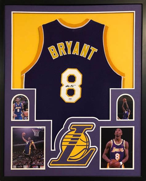 Kobe Bryant Autographed Signed Framed Los Angeles Lakers Jersey PSA You are viewing a Framed Los ...